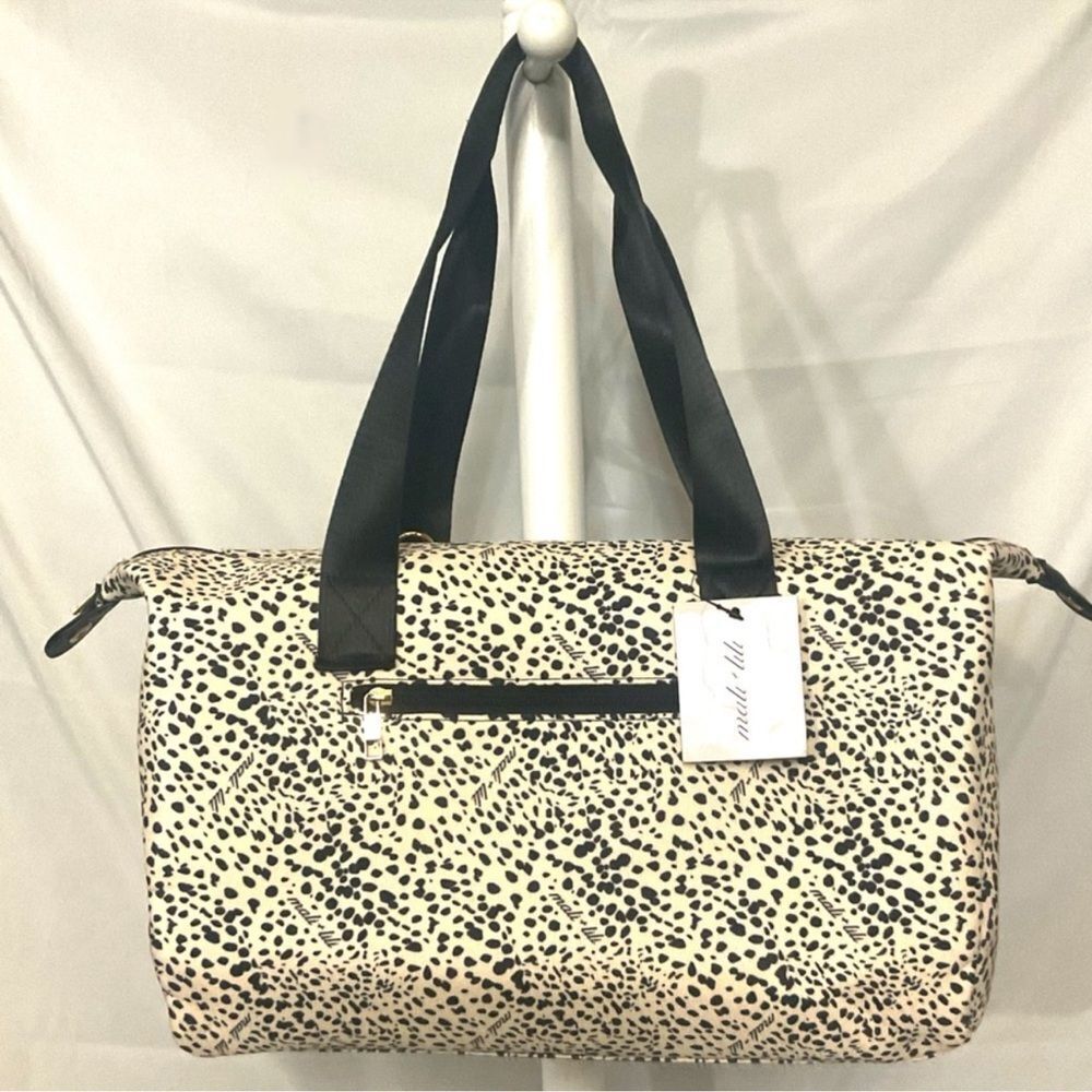 Mali & Lili Animal Print Overnight Duffle Bag